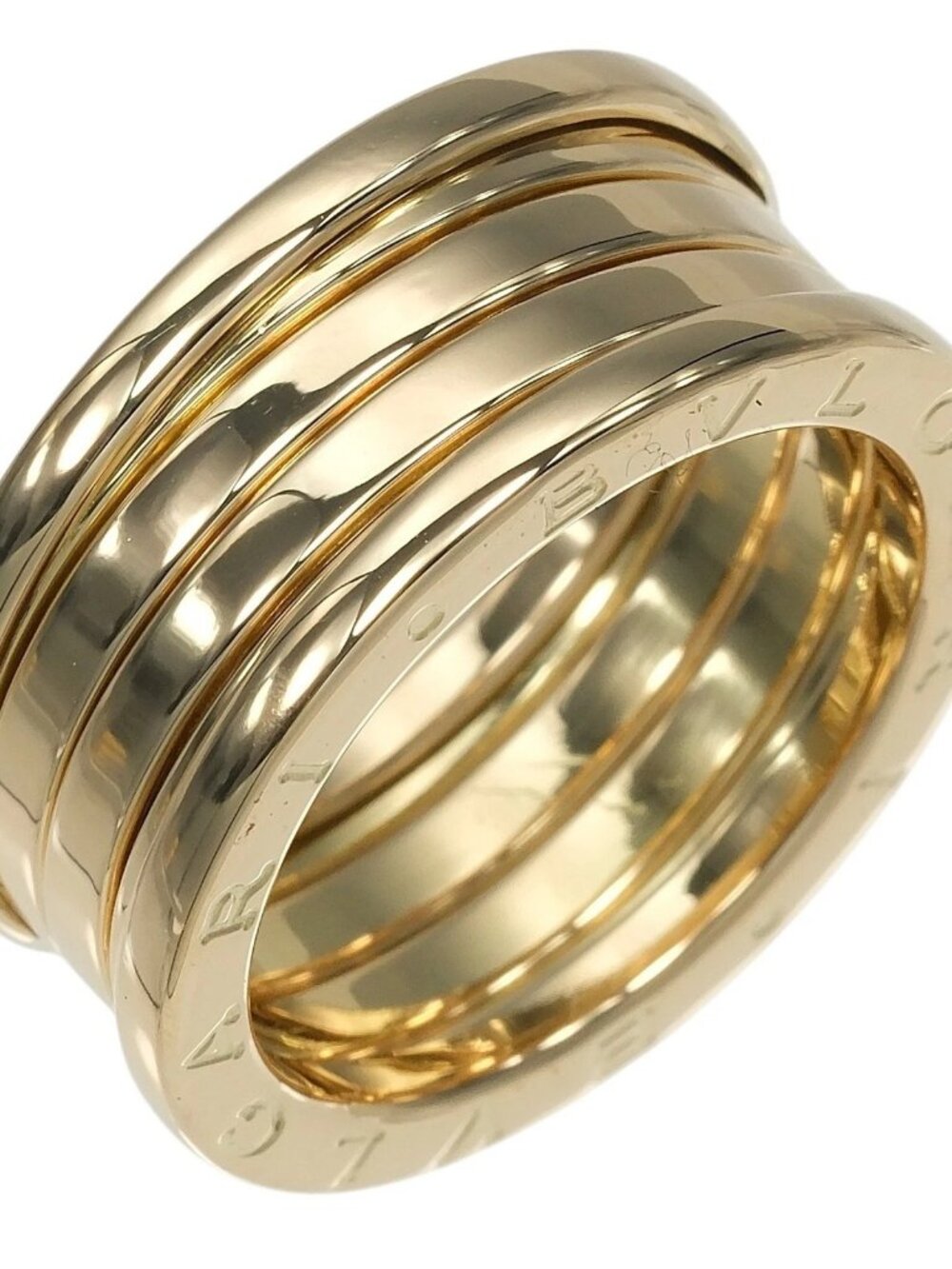 BVLGARI Be Zero One 4 Band Ring K18 yellow gold #7.4(US Size) 11.8g Women